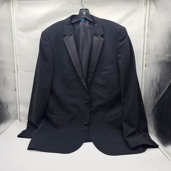 Hugo Boss Other - Hugo Boss Men's Two-Button Tuxedo Dinner Jacket Black Size 44L Virgin Wool